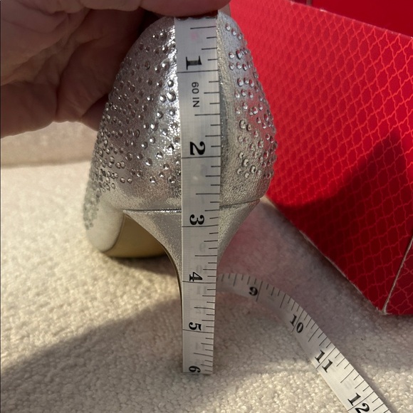 Kelly & Katie Glittering Silver Heels - Picture 6 of 6